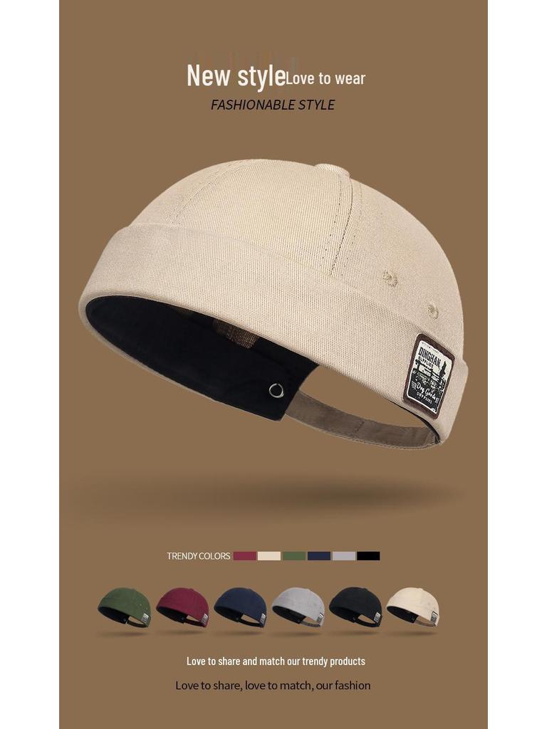 Retro Korean Melon-Skin Hat: Unisex Street Fashion for All Seasons