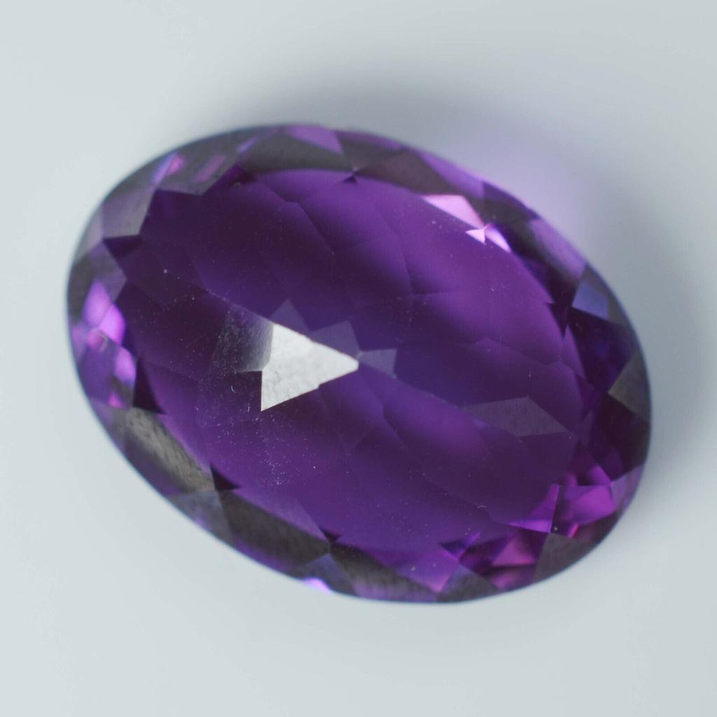 Natural Purple Tanzanite Loose Gemstone Most 14.85 Ct Oval Cut for Jewelry Making and Crafts