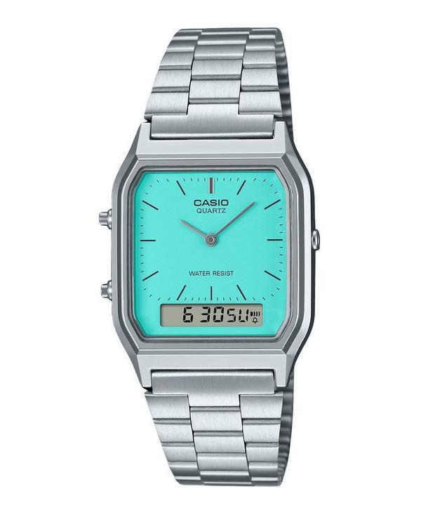 

Часы Casio Vintage Analog Digital Blue Dial Quartz AQ-230A-2A2 Unisex