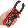AC DC Mini Digital Clamp Meter for Measuring Voltage AC Current Non-Contact Continuity Tester 6000 Counts Readout Multimeter for Workshop(HT206D)