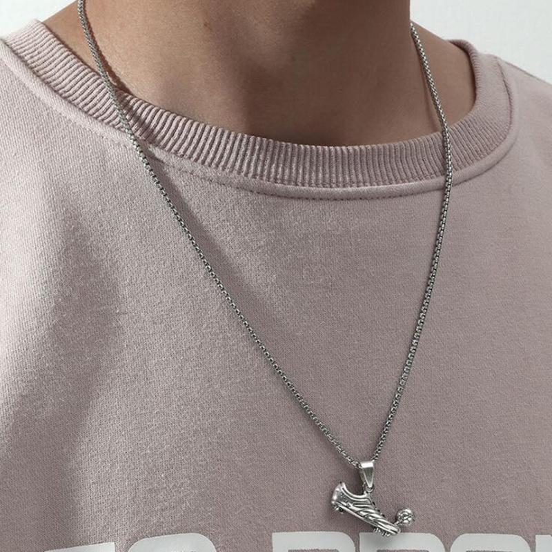 Collana Ciondolo Sneaker Moda Tifoso di Calcio - Gioielli in Lega