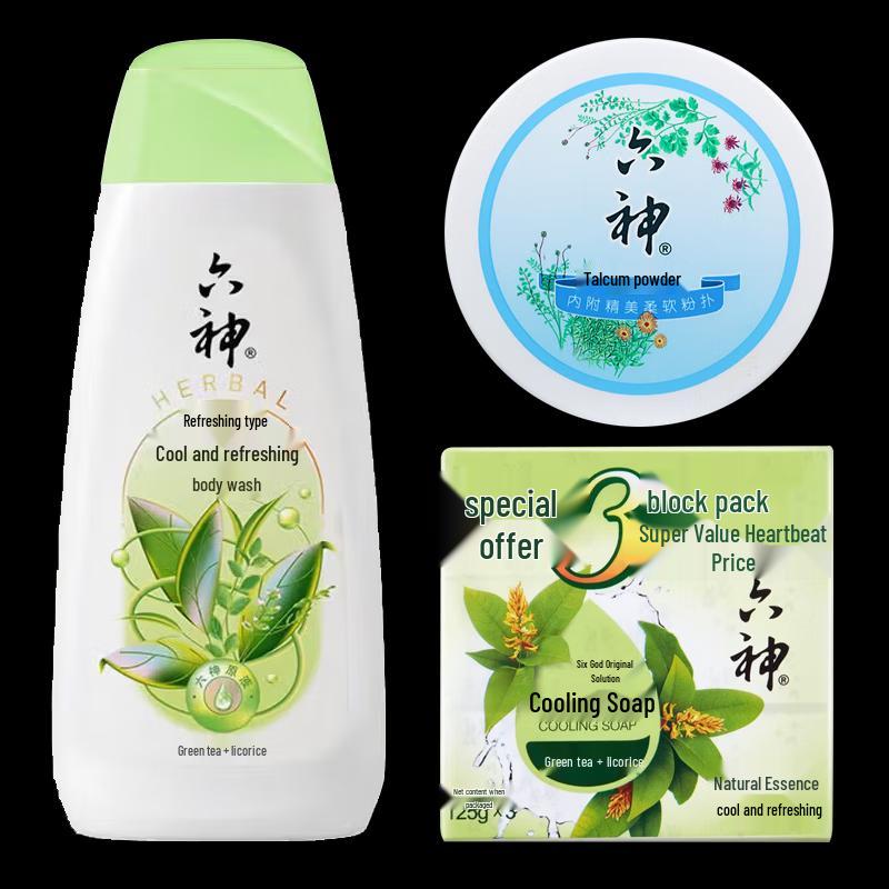 Liu Shen Cooling & Refreshing Shower Gel Set