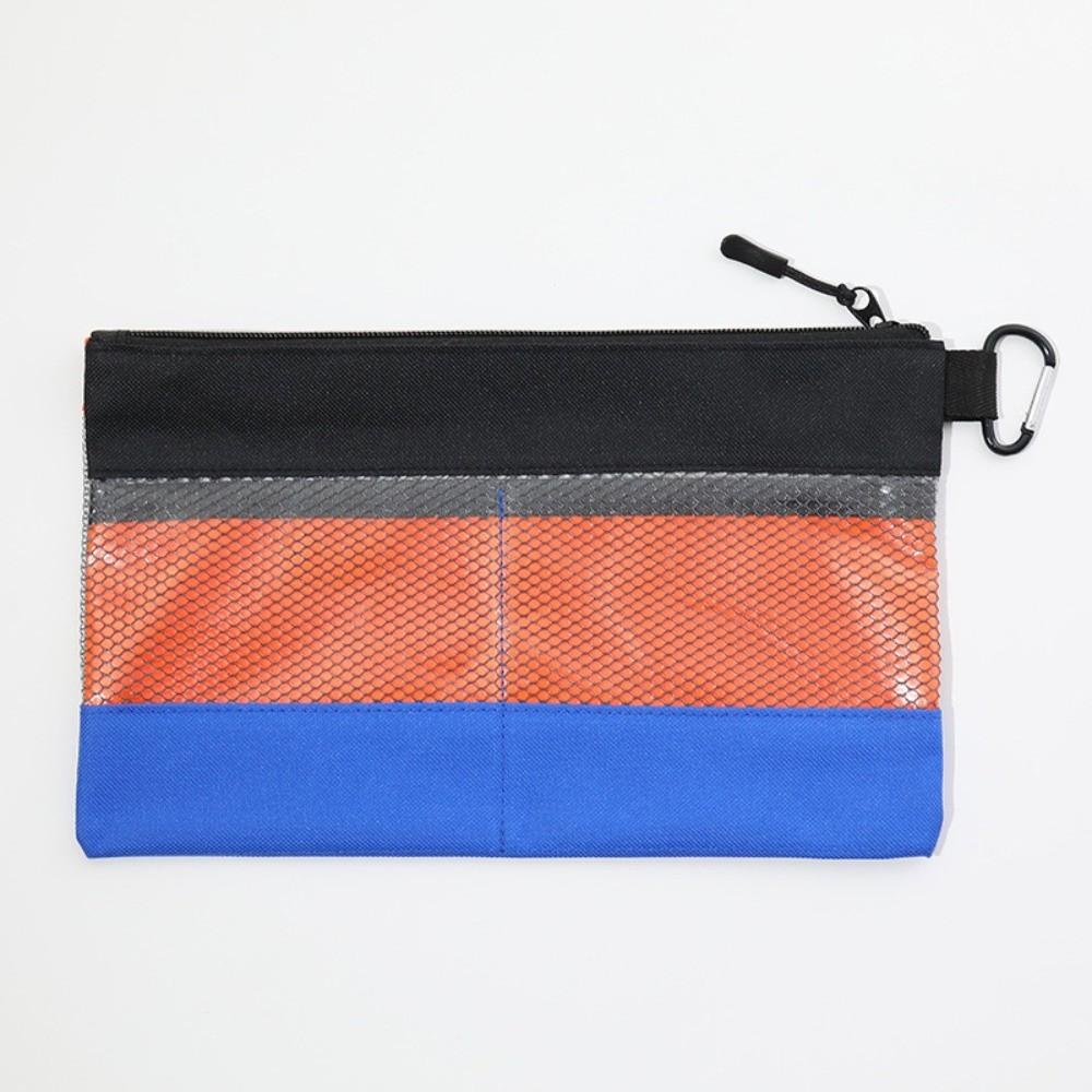 

New PVC Hardware Storage Bag Transparent Anti-static Waterproof Storage Bag Portable Multifunctional Work Bag Electrician Repair синий