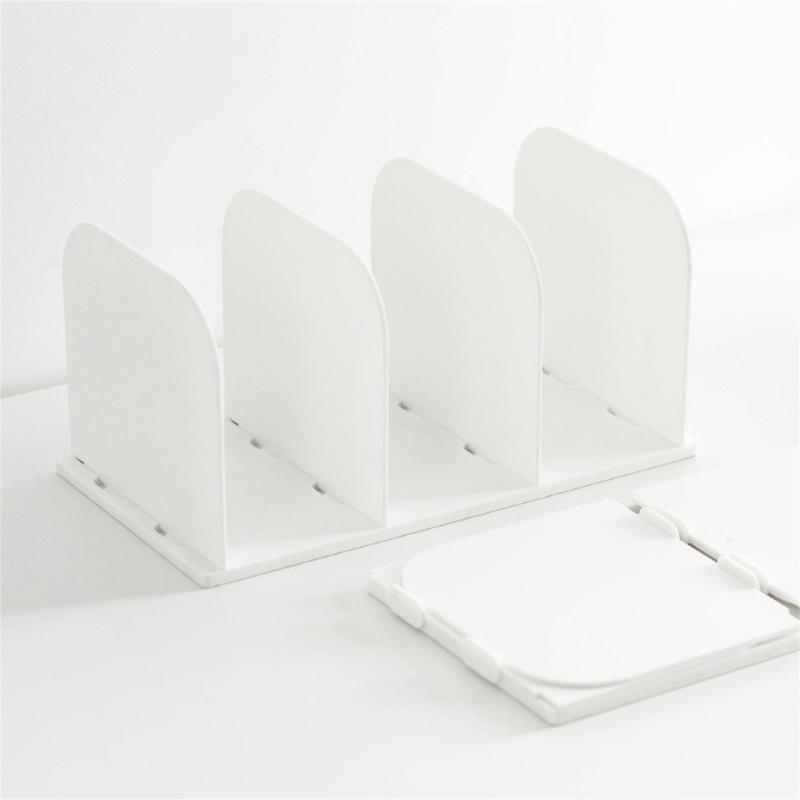 Desk Book Sorter Organizers 3 Section Desktop Book End for Shelf Book Divider Space Saving Magazine Stand 316x176x160mm