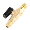 1 4SAE Air Conditioning Refrigerator Tools Refrigerant Control Valve Fitting Adapter   Ball Valve