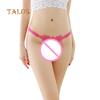 Sexy G-String Briefs Lady Imitation Pearl Flower Embroidered Tassel Underwear Female Clothing