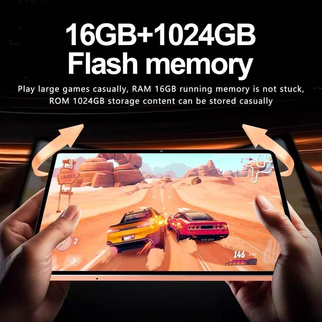 Pad 17 ProMax Android Tablet: 16+512GB Large Screen with Eye Protection