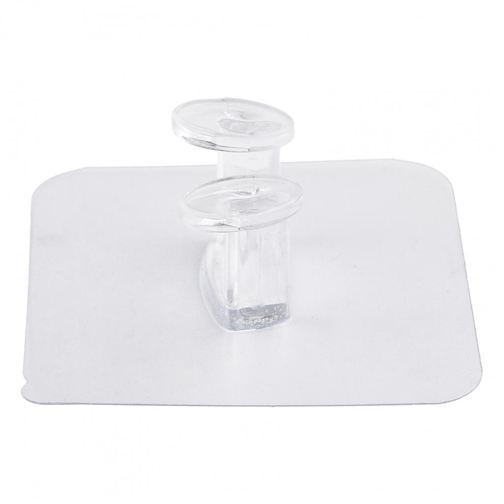 Transparenter Stark Klebender Wandhängehalter Stanzfreier Haken Haushalts-WC-Gadget