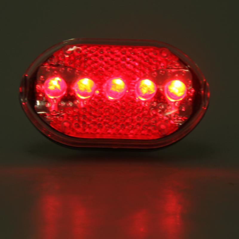 5W COB LED Bicycle Bike Cycling Front Rear Tail Light 5LED Taillight Night N#S7