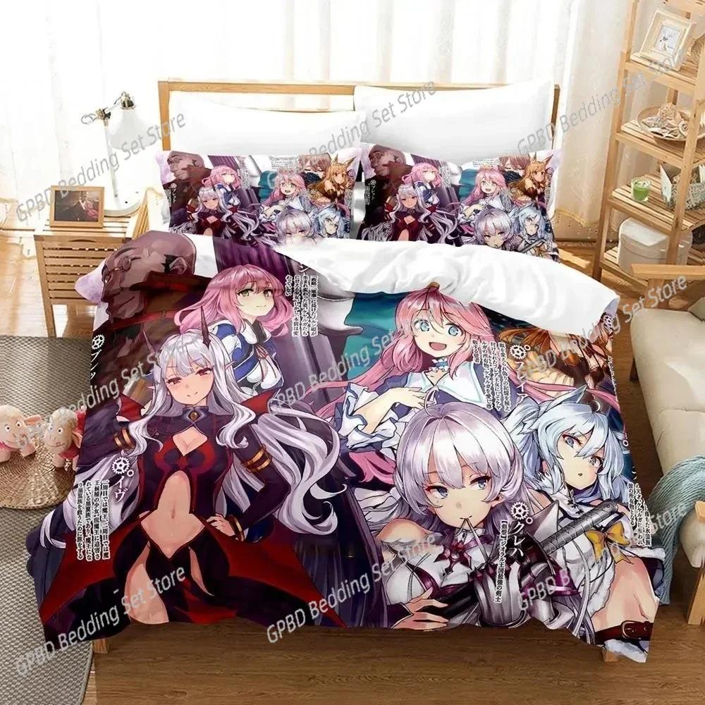 Anime Redo of Healer 3D Duvet Cover Bedding Set Comforter Linen Pillowcases Home Decor Single Double Twin King Queen