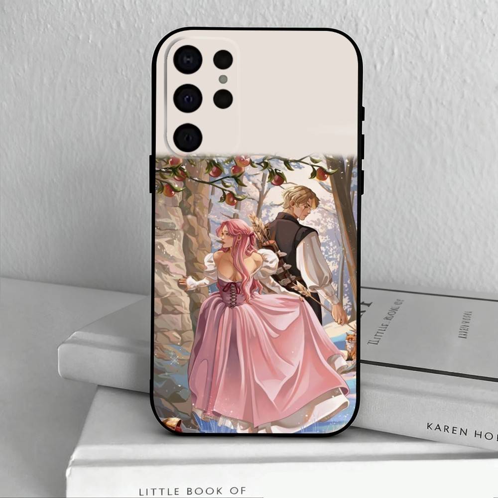 Once U-Upon a B-Broken H-Heart-T Phone Case For Samsung S25,S24,S21,S22,S23,S30,Ultra,S20,Plus,Others Soft Black Cover