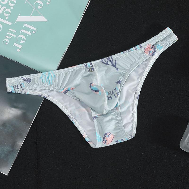 Calzoncillos bóxer para hombre U Convexo Cintura Baja Deportes Verano Shorts Estampados