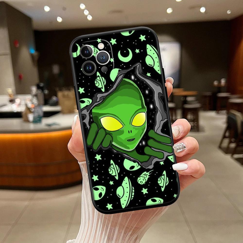 RA4 Astronaut Space Moon Alien Case for Samsung A11 A12 A13 A15 A52S A53 A55 A56 A70 A71 A72 A73 F06 F16 F56 S10 Plus S10e