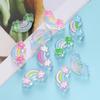 5Pcs/Lot Acrylic Dripping Oil Rainbow Beads Loose Spacer Beads for Jewelry Making Handmade DIY Bracelet Necklace Accessory