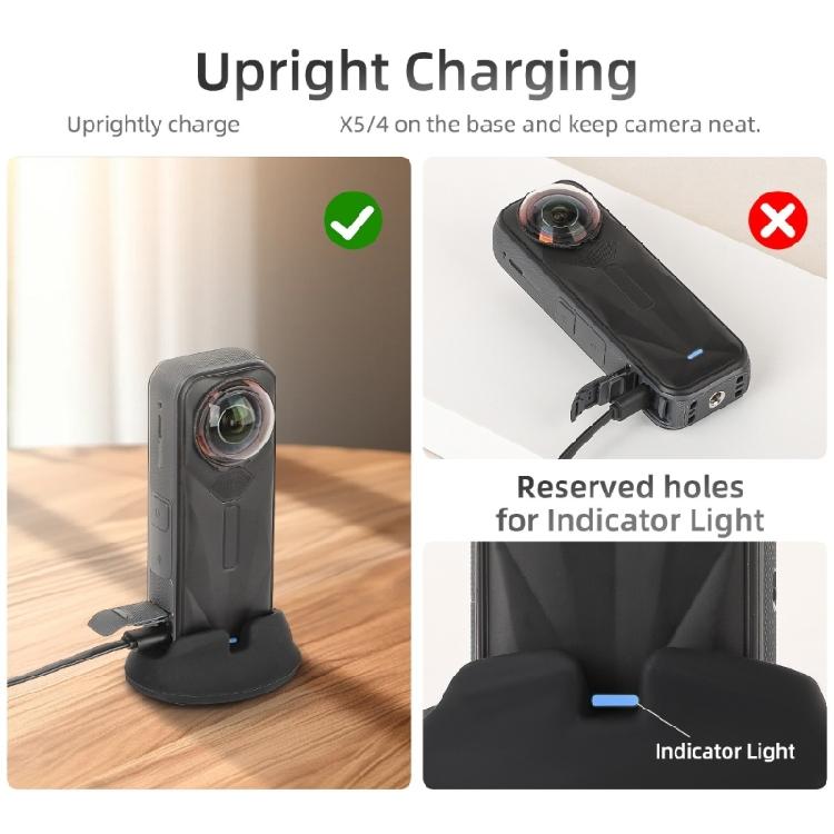 Portable Silicone Camera Base With Strong Adhesive For X5/X4 Camera Vehicle Dashboards Secure AntiVibration Mount