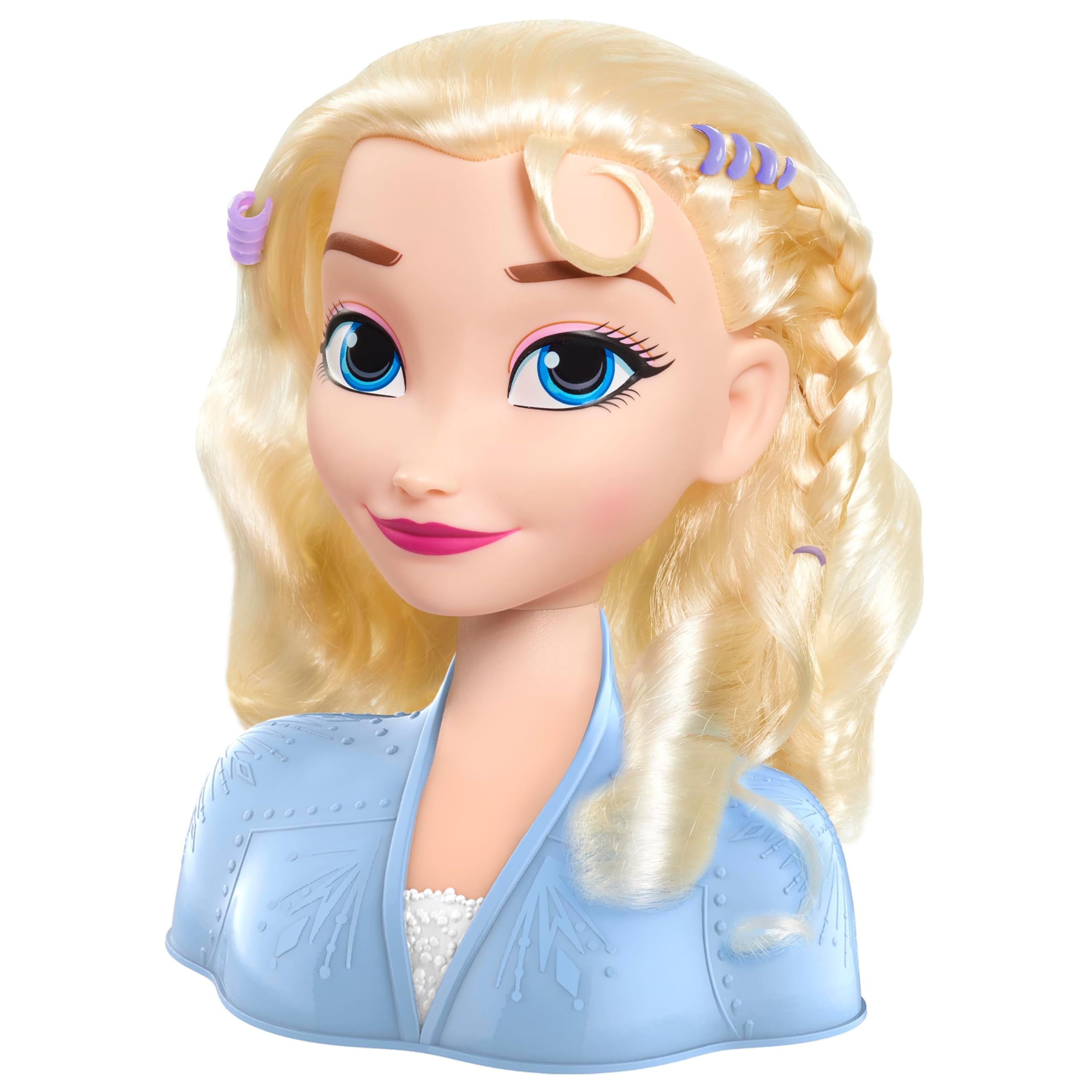 

Just Play Disney Frozen 2 Голова для укладки Эльзы, Игрушка-принцесса для девочек, Стильный аксессуар для волос, Холодное сердце [Параллельный импорт]