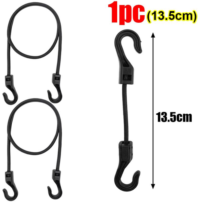 

32cm Cycling Luggage Binding Ropes Camping Accessories Strechable Bungee Cord Elastic Rubber Rope 20-1pcs with Hook Versatile