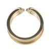 CARTIER 2C Ring K18 yellow gold #4.5(US Size) 6.52g Women Used