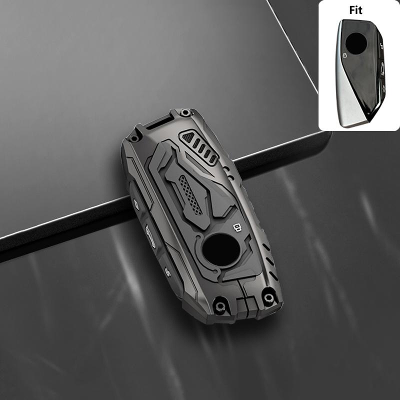NEW Armor Style for BMW Series 7 735 I 740 Li X7 X1 U11 2023 I7 G07 LCI XM 2024 Remote Smart Car Key Case Cover Fob Bag Holder