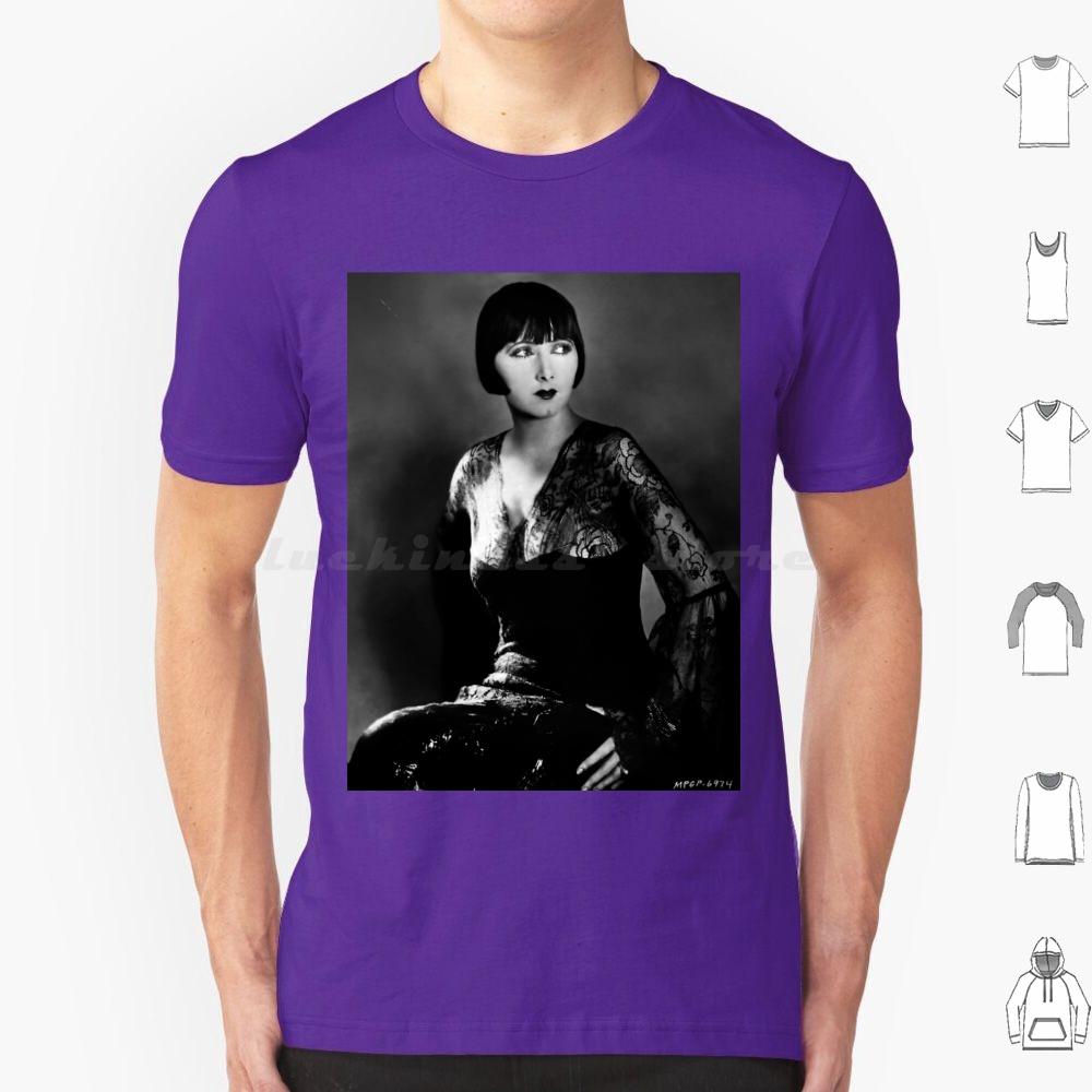 Mae Busch In 1925 T Shirt Cotton Men Women DIY Print Mae Busch Vamp Silent Film 1920s Flapper Old Hollywood Silent Movie Bobbed