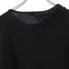 Valentino Made In Italy Cashmere Blend Long Sleeve Knit 44 Beaded Sweater Women Used