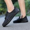 Wide head shoes barefoot shoes casual shoes flying woven fashion hiking shoes outdoor walking shoes couple indoor fitness shoes