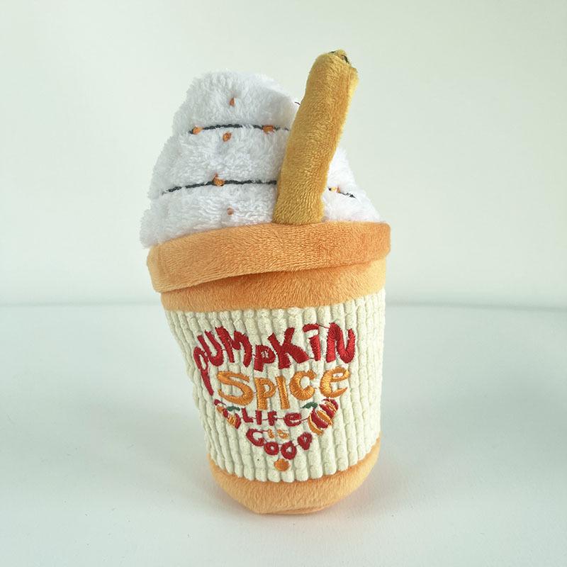 In Stock Cross-Border Dog Sound Toy - Juice & Ice Cream Plush