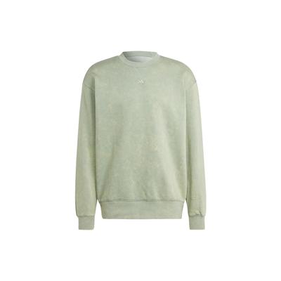 All Szn Long Sleeve Sweatshirt Silver Green Men Streetwear IK4271