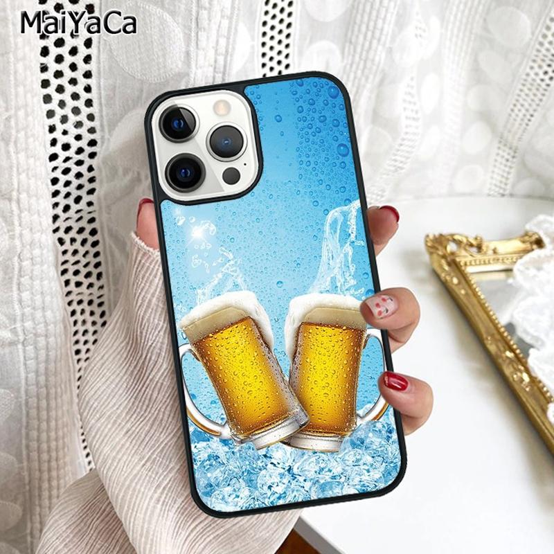 

Men Drink Beer Phone Case Cover For iPhone 17 Air 16 16e 15 plus 11 12 13 14 pro max shell coque iPhone 11pro max