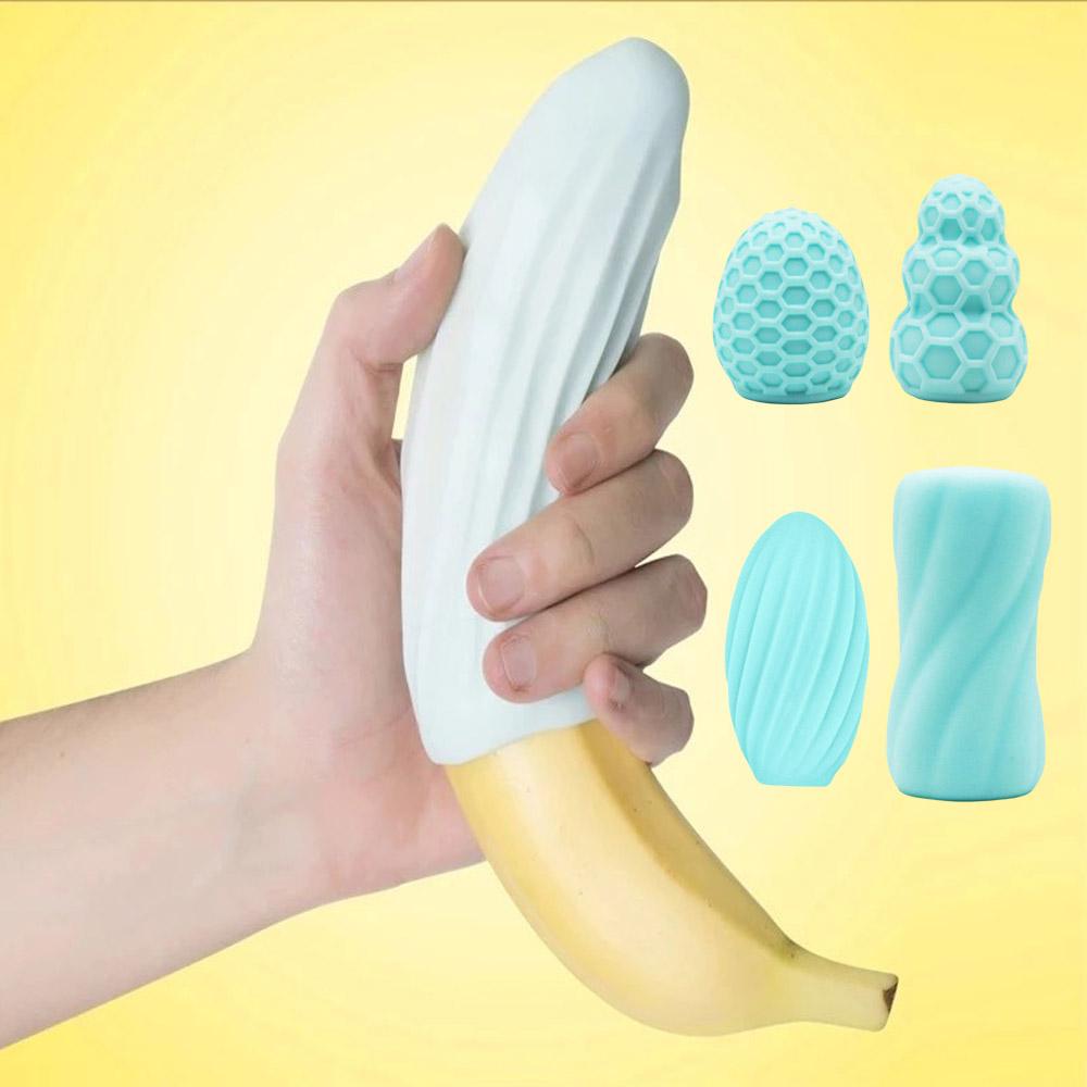 Stretchy Silicone Male Masturbation Cup Vagina Egg Penis Massage Adult Toy For Men Glans Exercise Blowjob Sex Toys