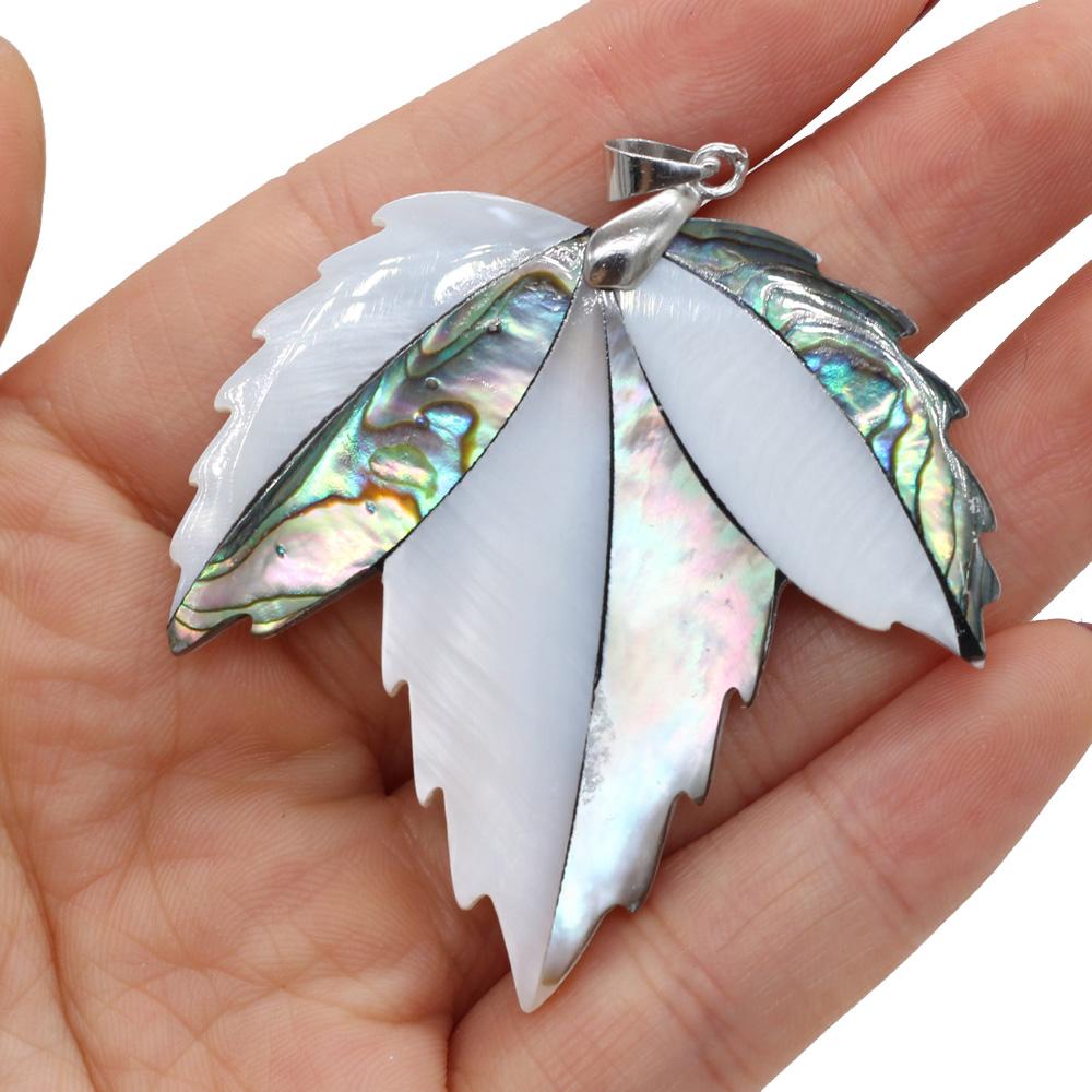 Splicing Pendant Natural Shell Irregular Pendant 50x50mm For Jewelry Making DIY Necklace Bracelet Accessory