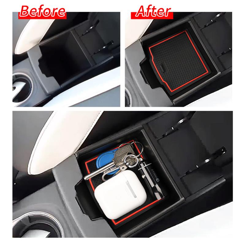 Smabee for Renault Captur 2020 - 2023 for Mitsubishi ASX 2023 Armrest Storage Box Center Console Tray Organizer Tidying