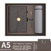 High-Grade Three-Fold Diary Notebook Gift Set with Custom Logo Printing