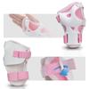 Kids Junior Protective Gear Kids Knee Elbow Pads and Wrist Guards for Skateboarding and Size Pink and Black [lulubelle] 6-Piece Set, Cycling, S,