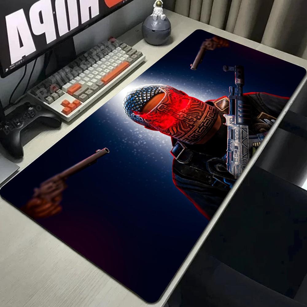 Spiel Rust Mauspade Computer-Mauspad PC-Gamer-Mausmatte Laptop XXL 900x400mm Gummi-Maus-Teppich Tastaturmatte