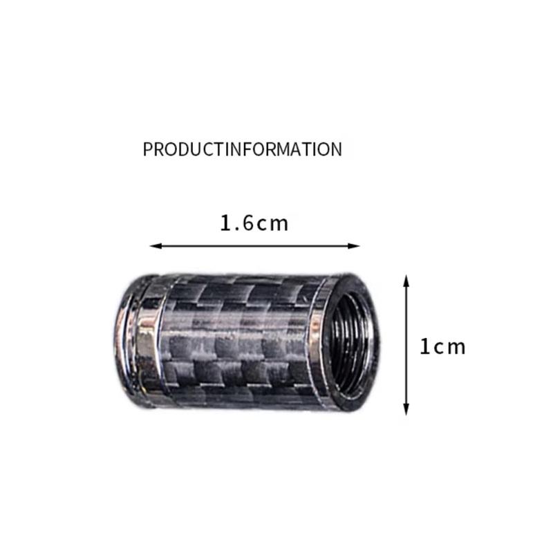 4 uds./Set Tapa de Válvula de Neumático Negro Carbón Para Cubierta de Vástago de Válvula de Rueda BRABUS Tapa de Válvula de Cubo de Rueda de Coche Brabus Para Mercedes Benz Brabus AMG