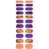 Halloween Full Nail Strips Full Nail Wraps Luminous Halloween Nails Stickers Gel Nail Strips Nails Art Decoration