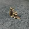 Brass Snail Animal Figurines Retro Pure Copper Mini Snail Statue Ornaments Desk Antique Brass Tea Pet Collection Home Decoration