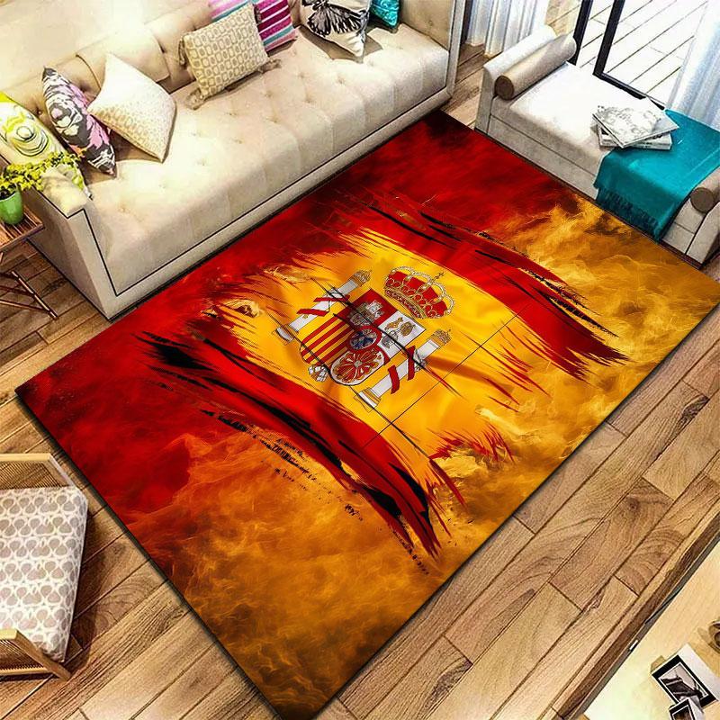 Spain National Football Team Carpet Rug for Living Room Bedroom Home Sofa Decoration,Kids play Non-slip Floor Mat