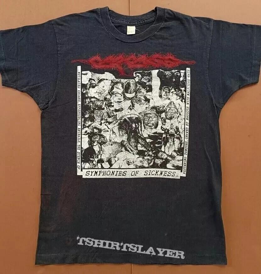 

Carcass Rock Band Ретро Футболка с коротким рукавом Черная Унисекс Мужская Женская S-5XL Унисекс Футболка XXL