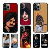 Indischer Rapper Sidhu Moose Wala Handyhüllen Cover Für iPhone 17 Air 16 15 14 12 13 11 Pro MAX apple Plus SE2020 Hülle