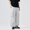 Men's and Women's American High Street Tooling Pants Retro Straight Casual Scimitar Pants Loose Drape Sweatpants Trendy Brand