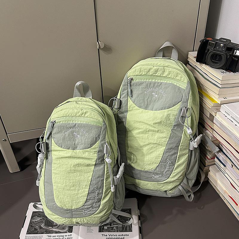 Large Capacity Mountaineering Bag Lightweight Sports Hiking Bag Women'S Tide Backpack Student Schoolbag