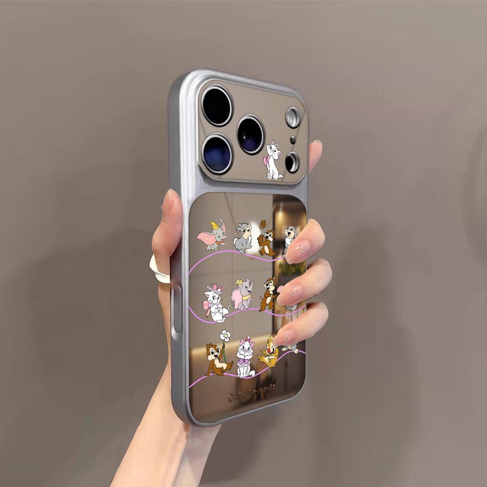 

Wave Cat Mirror Phone Case for iPhone 17 Pro Max, 16 Pro, and 16 Plus 16 Pro Max