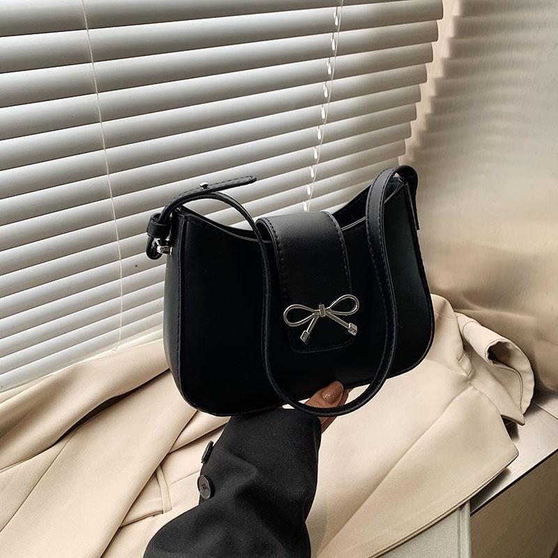 Simple Women's Bag New Korean Style Personalized One Shoulder Armpit Bag Texture Fashionable Commuter Bag Bag Armpit Bag