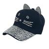 Children's Hats Spring Summer Cap Boys and Girls Net Hat Little Girl Cute Cat Baseball Cap Baby Sun Hat