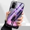 Tempered Glass Phone Cases for Xiaomi Redmi Note 10 11 Pro 10T 10s 11s Note11 11Pro Cover Hard PC Back Coque Note10 10 s 10Pro