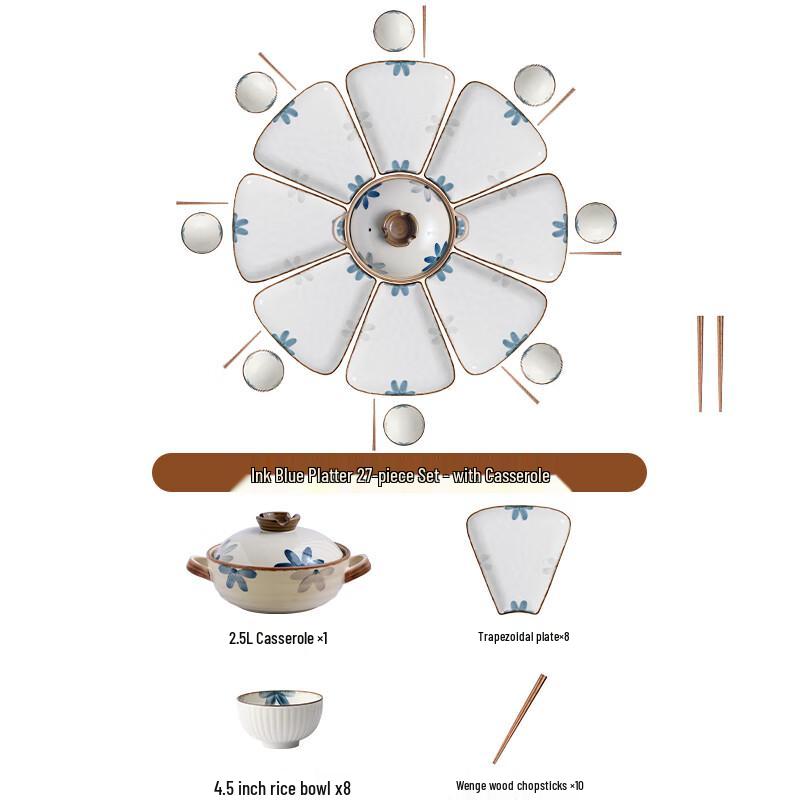 Naijiang Ceramic New Year Dinnerware Set