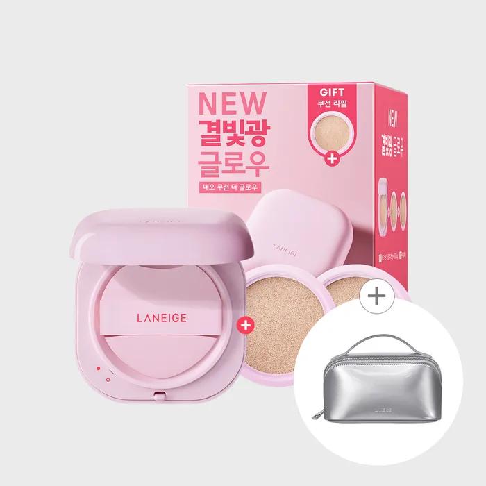 New Laneige Neo Cushion The Glow Double Set (Main Product 15g + Refill 15g + Extra Gift 15g) 23N Neutral Sand