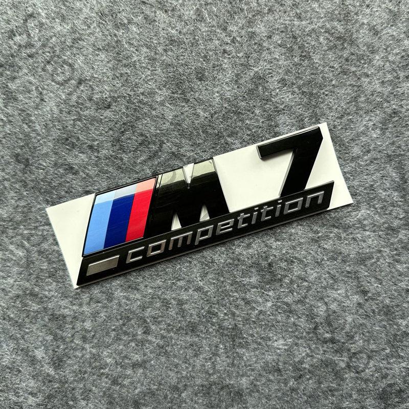 3D ABS Car Letters Logo Badge Sport Stickers Car Rear Trunk Emblem For BMW X1 X2 X3 X4 X5 X6 X7 M1 M2 M3 M4 M5 M6 M7 Competition